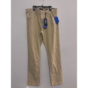 NWT Vince Camuto Men's Khaki Straight Leg Casual Pants Size 34x30